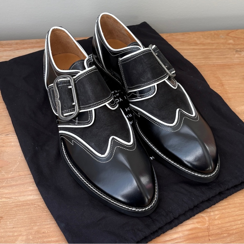 John Fluevog Sea Angel Carus Contrast Buckled Loafers